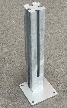 Fußplatte für Torpfosten 100x100